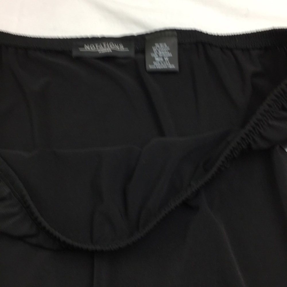 Notations Black Ruffle Hem Skirt - Picture 7 of 16